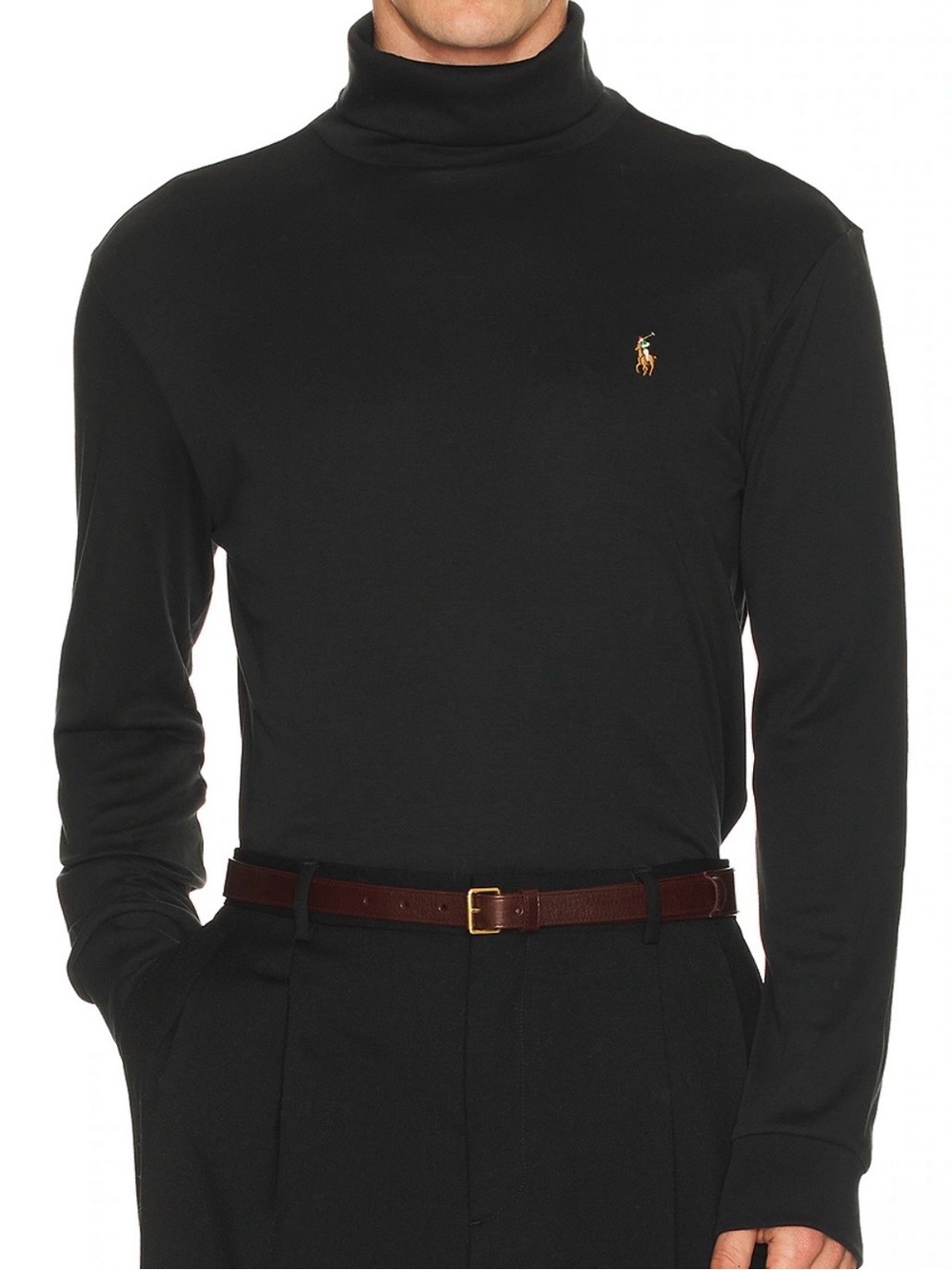 Polo Ralph Lauren Black Long-Sleeve Turtleneck
